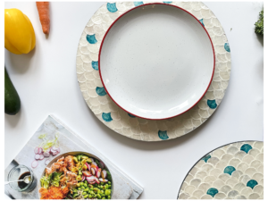 mother of pearl placemat